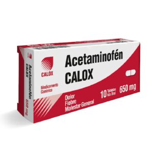 Acetaminofén 500 mg - 10 comprimidos