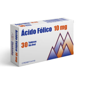 Ácido Fólico 10 mg PlusAndex x 30 Comprimidos