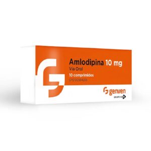 Amlodipina genven 10mg x 10 comprimidos