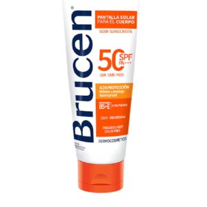 Brucen pantalla solar cuerpo 100gr fragancia coco mandarina