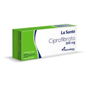 Ciprofibrato 100mg la sante x 30 tabletas