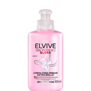 Crema para peinar Elvive Glycolic gloss x 300ml