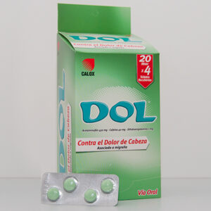 DOL PLUS TAB 650MG BLIS X4 DISP X20 CLX