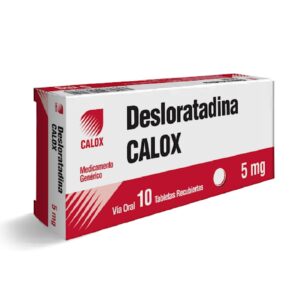 Desloratadina calox 5 mg - 10 tabletas