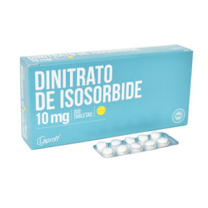 Dinitrato De Isosorbide 10 mg Laproff Blíster x 10 Tabletas