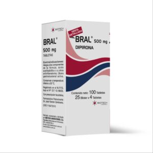 Dipirona 500 mg Bral Biotech x 1 Blister
