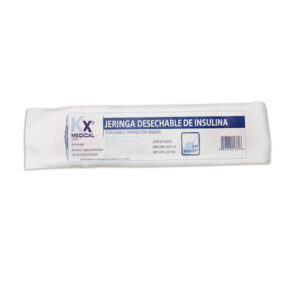 Jeringa Desechable Insulina Kx 1Cc 30G X 1/2"