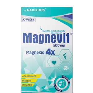 Magnevit 500 mg - 50 cápsulas