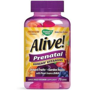 Nature's Way Alive Daily Support Prenatal Gummy Multivitamin 60 Gummies