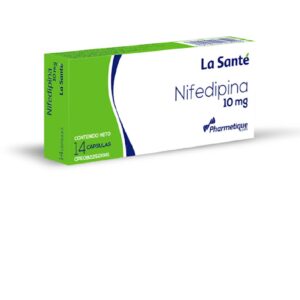 Nifedipina 10mg la sante x 14 cápsulas