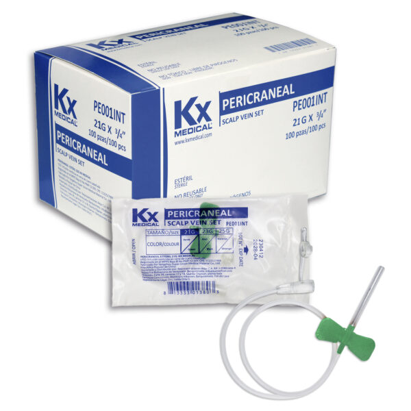 Pericraneal 21G x 3/4” KX