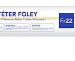 Sondas foley 2 vías latex siliconado Fr 22 Briutcare