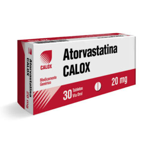 ATORVASTATINA CALOX TAB 20 MG X 30