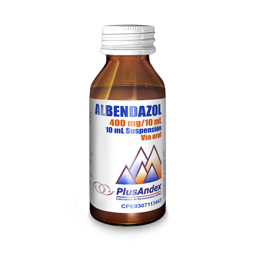 Albendazol 400mg/10ml suspension Plusandex