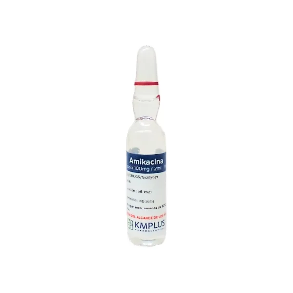 Amikacina Ampolla 100Mg/2Ml I.M/I.V Kmplus