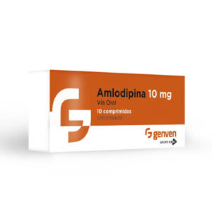 Amlodipina 10 mg Genven Caja x 10 Comprimidos