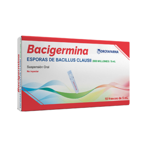 BACIGERMINA SUSP ORAL X 10 FRASCO 5ML DROTAFARMA