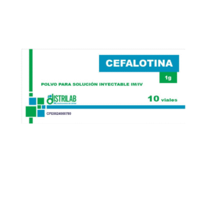 CEFALOTINA PVO SOL INY 1G X10 CR DISTRILAB
