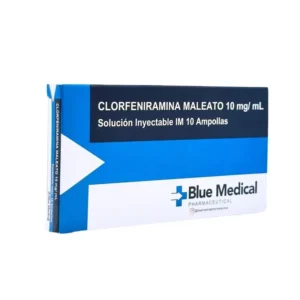 CLORFENIRAMINA AMPOLLA 10MG ML X 10 BLUE MEDICAL