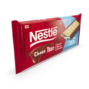 Chocolate Nestlé Choco Trio Cookies and Cream x 90 gr