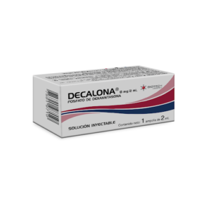 Dexametasona 8mg/2ml Decalona Biotech Solución Inyectable x 1 Ampolla