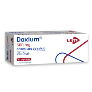 Dobesilato de Calcio 500 mg Doxium Leti Caja x 30 Cápsulas