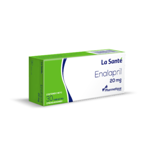Enalapril 20 mg La Santé Caja x 30 Tabletas