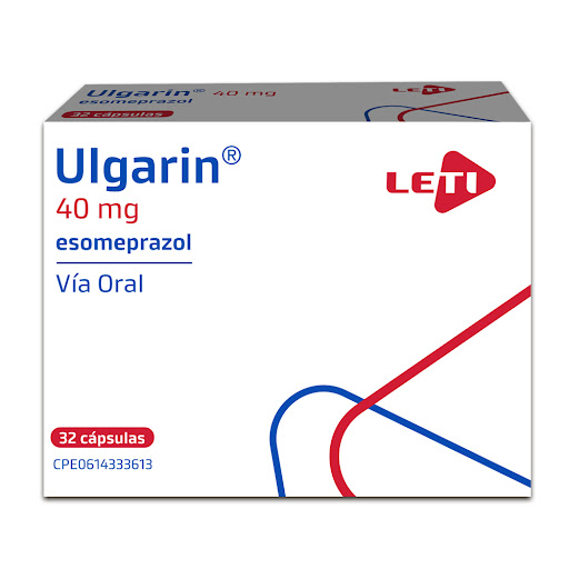 Esomeprazol 40 mg Ulgarin Leti Caja x 32 Cápsulas