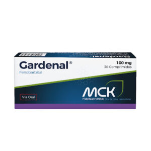 Fenobarbital 100 mg Gardenal MCK Pharmaceutical Caja x 30 Comprimidos calox