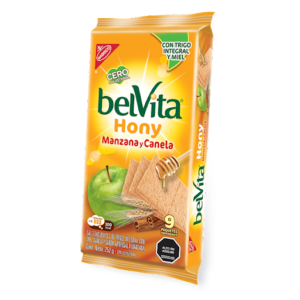 Galletas Belvita Hony Manzana y Canela x 252 gr