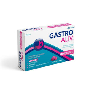 Gastro Aliv 262mg 10comprimidos Subsalicilato de Bismuto Maver