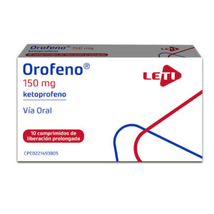 Ketoprofeno 150 mg Orofeno Leti Caja x 10 Comprimidos Liberación Prolongada