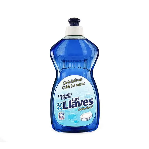 Lavaplatos Líquido Las Llaves Antibacterial Fuerza Citrica 500Ml