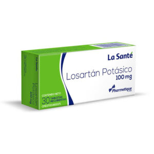 Losartan Potasico 100Mg La Santé Caja x 30 Tabletas