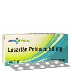 Losartán Potásico 50mg x 10 Tabletas Arte Médico