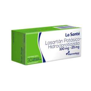 Losartan Potasico+Hidroclorotiazida 100/25Mg 30Tab La Sante