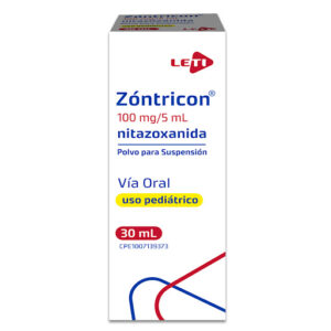 Nitazoxanida 100 mg Zontricon Leti Suspensión Oral Pediátrica x 30 ml