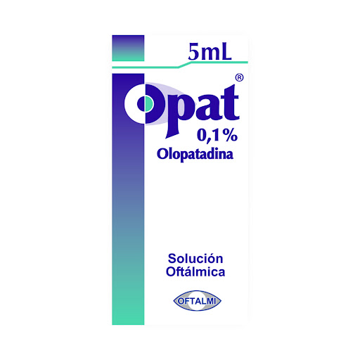 Olopatadina 0,1% Opat Oftalmi Solución Oftálmica x 5 ml