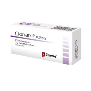 PSI Clonazepam 0.5 mg Clonatril Rowe Caja x 30 Comprimidos
