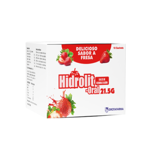 SALES DE REHIDRATACION ORAL SOBRE 21.5GR FRESA HIDROLIT