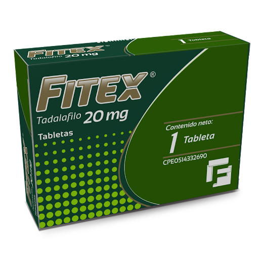 Tadalafilo 20 mg Fitex Laboratorios Farma x 1 Tableta