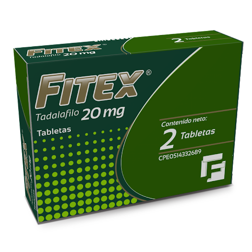 Tadalafilo 20 mg Fitex Laboratorios Farma x 2 Tableta