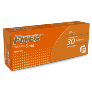 Tadalafilo 5 mg Fitex Laboratorios Farma x 30 Tabletas