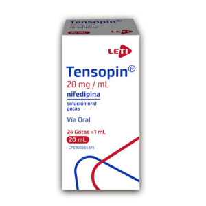 Tensopin 20mg/ml 20ml Gotas Nifedipina Leti