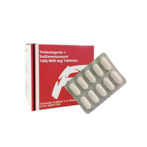 Trimetoprim + Sulfametoxazol 160Mg/800Mg X 10 Tabletas De Dispensador Fahd