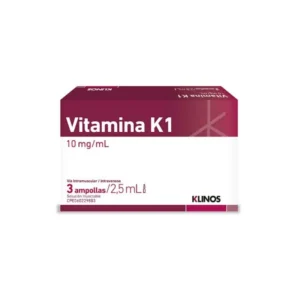 VIT K1 AMP 10MG/2,5ML X3 MEGALABS