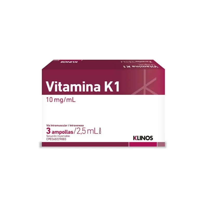 VIT K1 AMP 10MG/2,5ML X3 MEGALABS