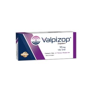 Zolpidem 10mg Valpizop Caja x 20 Tabletas